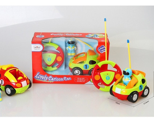 Auto Control Remoto Cartoon Race Todas Las Edades Luz Sonido 1