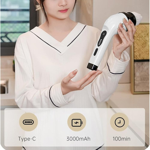 Fregadora Giratoria Eléctrica, 9 Cabezal De Repuesto, Cepill 1