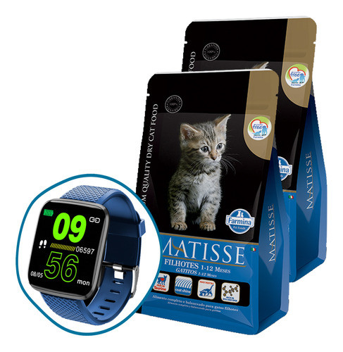 Alimento Matisse Gato Cachorro/ Kitten 15 K + Regalo + Envío 0