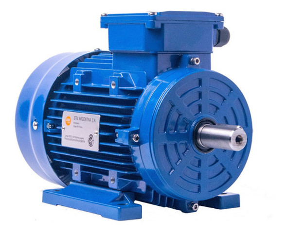 Motor Trifásico 0.75hp 1500rpm B3 Con Patas Uso Continuo 0