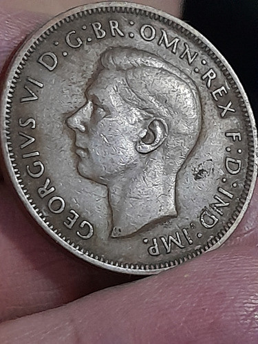Moneda Inglaterra One Penny  1938 Km#810 Ref 770 Libro 3 0