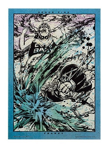 Poster One Piece Señor Pink Vs Franky Bandai Ichiban Kuji 0