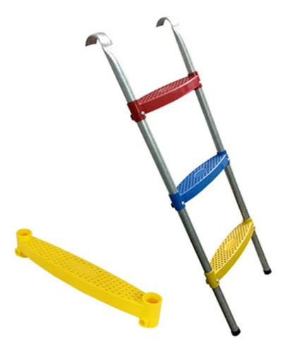 Escada P/cama Elastica 3 Degraus E 1 Metro Alt+brinde Oferta 0