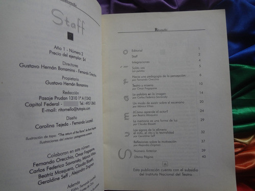 Revista Ritornello 2 Alejandro Zingman Monica Viñao Teatral 1