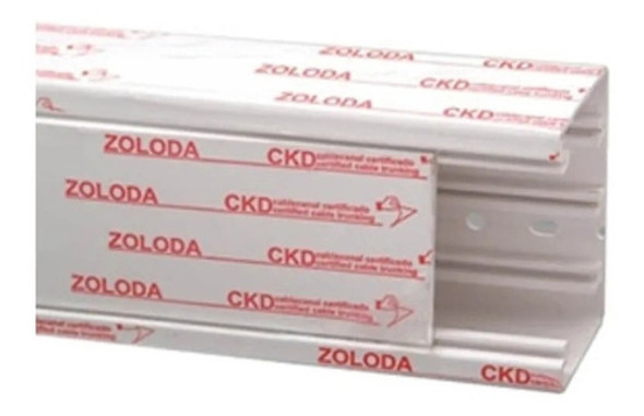 Cablecanal Plastico 100x50mm Blanco X 2m Ckd-100-50-bl 0