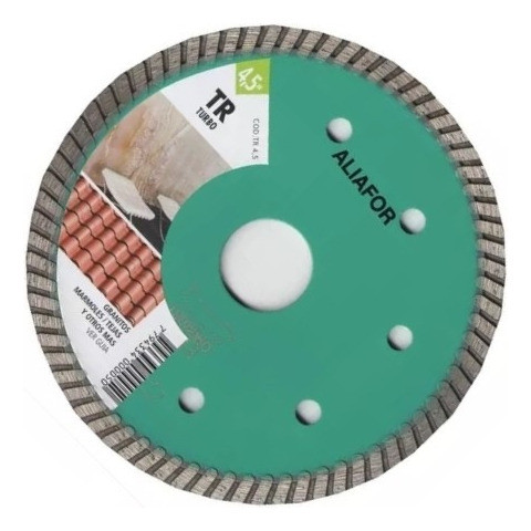 Disco Diamantado Aliafor Turbo Tr 115 4,5 0