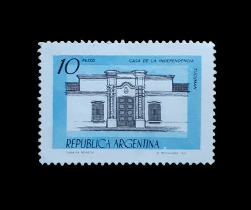Estampilla Argentina Casa De La Independencia Tucuman 1978 0