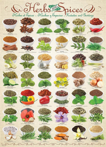 Puzzle 1000 Piezas Herbs And Spices - Eurographics 0
