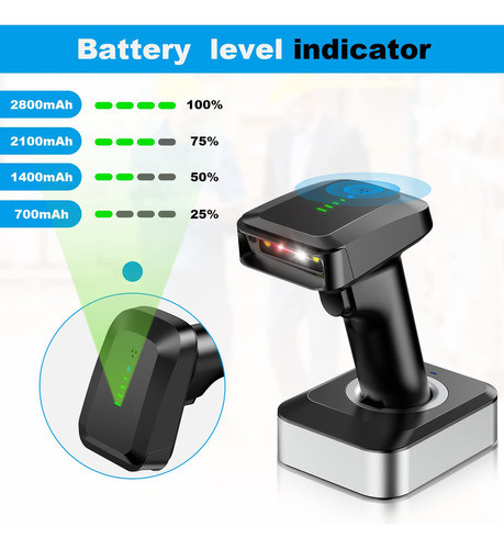 Alacrity Escaner De Codigo De Barras Inalambrico Qr 2d Con B 1
