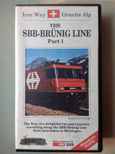 Jr - Vhs Europeo De Trenes - Sbb - The Brunig Line Parte 1 0