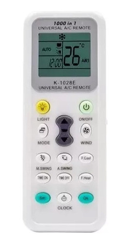 Control Remoto Universal De Aire Acondicionado Con 5 Modos 0