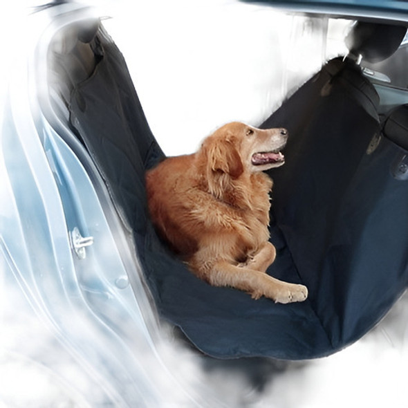 Negro Perro Mascota Cachorro 600d Oxford Paño Coche Asiento 1
