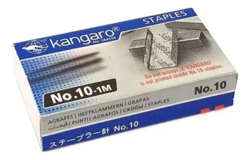 Broches Kangaro N 10 X 4 Cajas De 1000 Unid 1