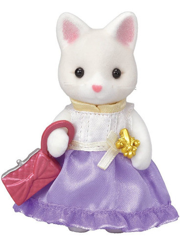 Sylvanian Families Gata De Ciudad Vestido Seda Juguete Niños 0