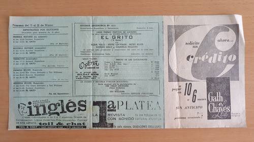 Programa Gran Teatro Opera - El Grito Año 1963 1