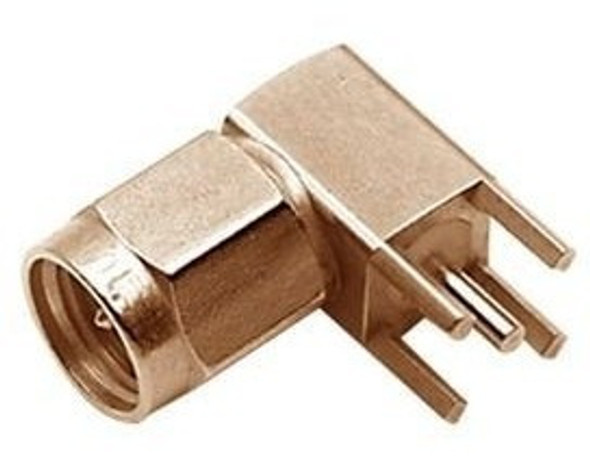 Conector Sma Macho 90° Para Circuito Impreso - Amphenol Iu 0