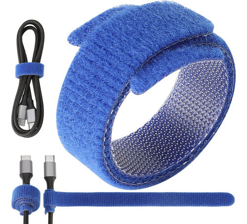 Pasow Paquete De 50 Sujetacables Ajustables Y Reutilizables 1