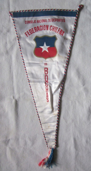 Antiguo Banderin Federacion Chilena De Bochas 0 Antiguo Banderin Federacion Chilena De Bochas 0