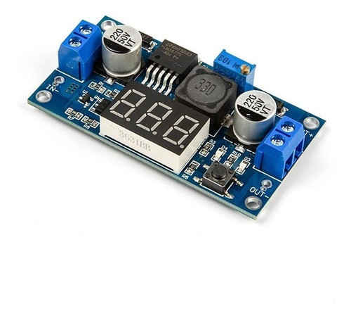 Modulo Touch Step Up Lm2577 Voltímetro Display 4-35v 2.5a 1