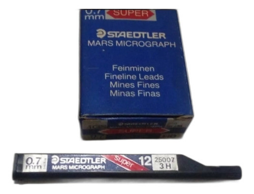 Grafite Staedtler Técnico 0.7 3h. Tubo Com 12un 0