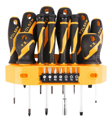 Destornillador Tolsen 19 Pcs. Pa-ph 0
