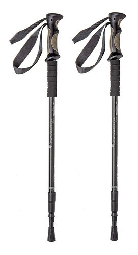 2 Bastones Para Caminata Trekking Ajustables Hasta 1.35 Mts 0