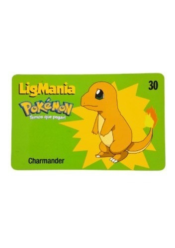 Cartão Telefônico Ligmania Pokémon - Charmander - 4/30 0