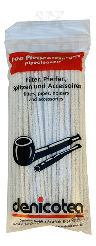 Limpia Pipas Blanco Denicotea X 100 Unidades 0