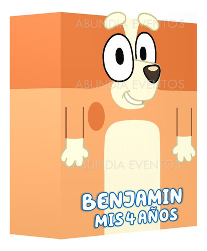 Bolsitas Personalizadas Bluey Grandes X 5 Souvenirs 1