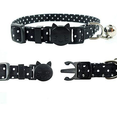 Collar De Gato Con Campana Y Pajarita, Diseño A Cuadros, Col 1