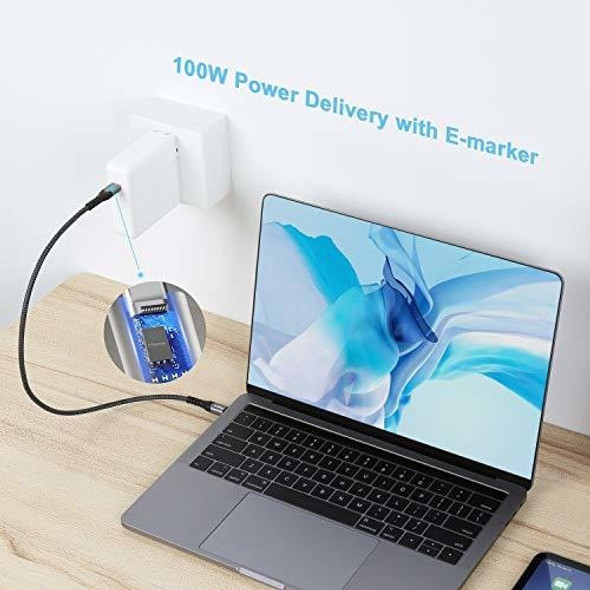 Cable Usb C To Usb C Cable 6ft 10gbps Usb 3.1 Gen2 100w 1