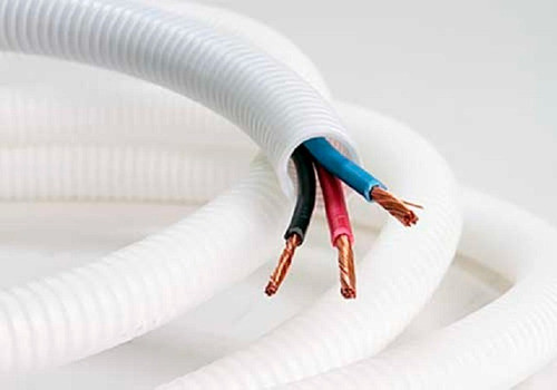 Caño Flexible Corrugado 7/8` 22mm. Blanco X25mts Norma 320 0