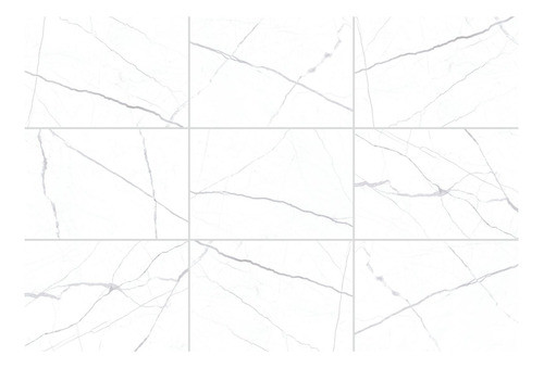 Cerámica Cortines 30x45 Statuario Blanco 1