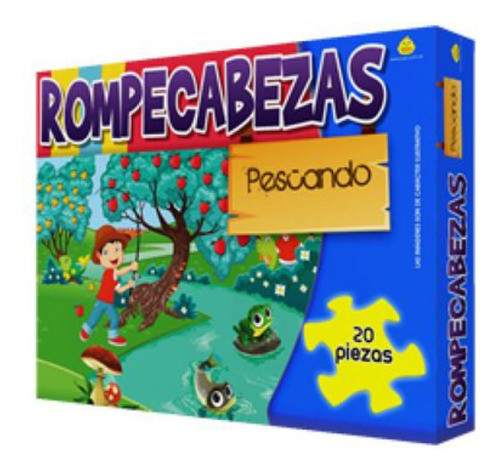 Puzzle Pescando 20 Piezas 26x19,5x4,5 Cm Yuyu - 315y 0