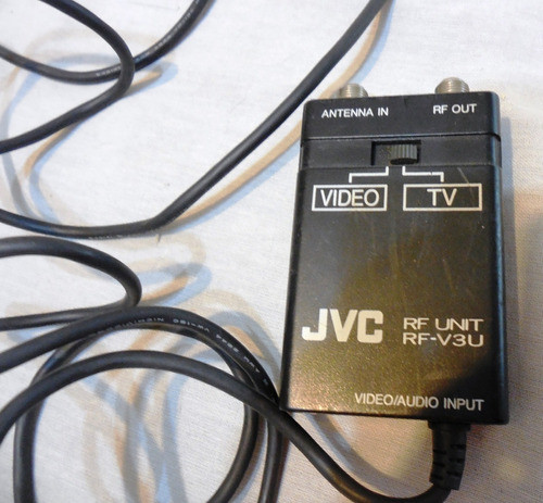 Adaptador Jvc Rf-v3u Conecta Cámara Video A Tv Por Rf 0