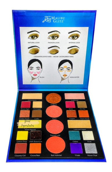 Set De Maquillaje Malibu Glitz Mg662 - Ideal Día De La Madre 1 Set De Maquillaje Malibu Glitz Mg662 - Ideal Día De La Madre 1