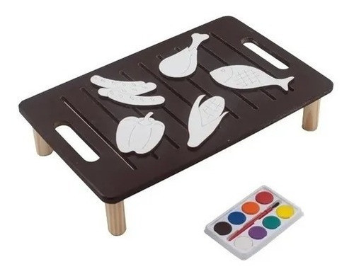 Kit Asador - Figuras Para Pintar Con Acuarelas 0
