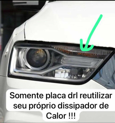 Placa Led Reator Farol Drl Xenon Audi Q3 2015 2016 2017 Novo 1