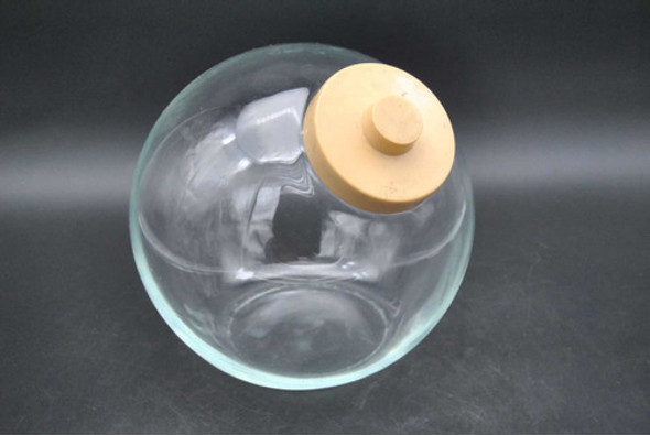 Antigua Gran Caramelera Almacén Vidrio Viejo Vintage Deco 0