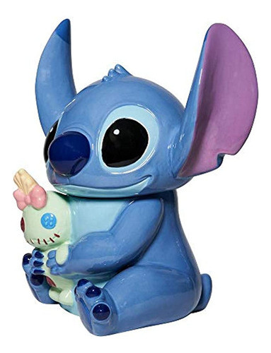Enesco Disney Ceramics Lilo And Stitch Holding Doll Tarro De 1