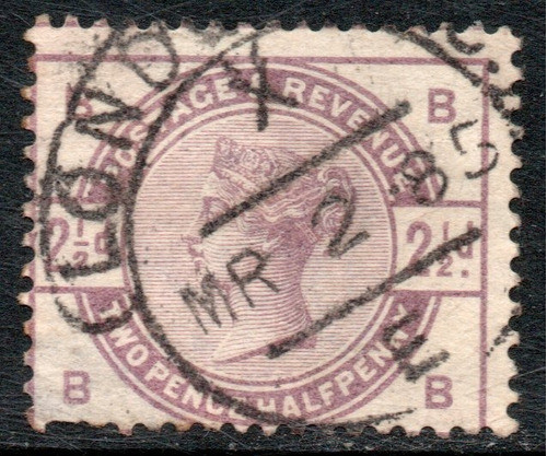 Reino Unido Antiguo Sello Usado De 2½ P. Reina Victoria 1883 0
