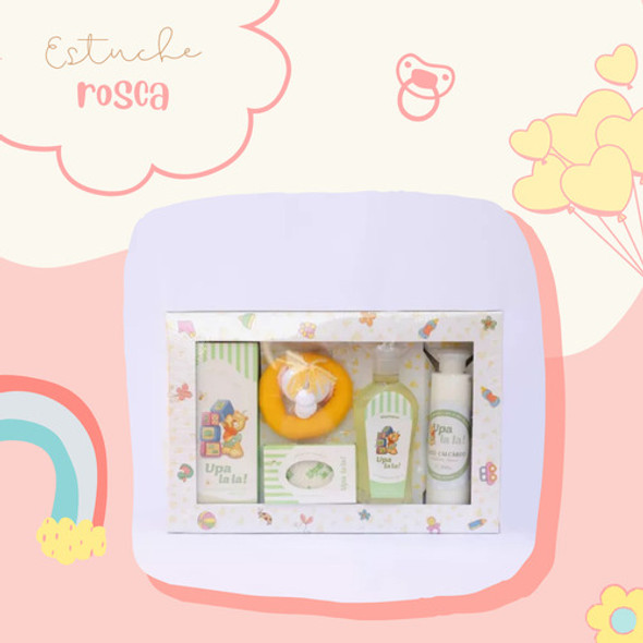 Estuche Rosca - Colonia, Jabón, Shampoo, Óleo, Peluche Rosca 1