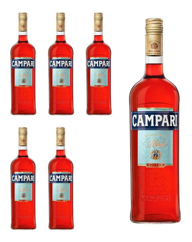 Aperitivo Campari X 1000 Cc. Caja X 6 Botellas 0