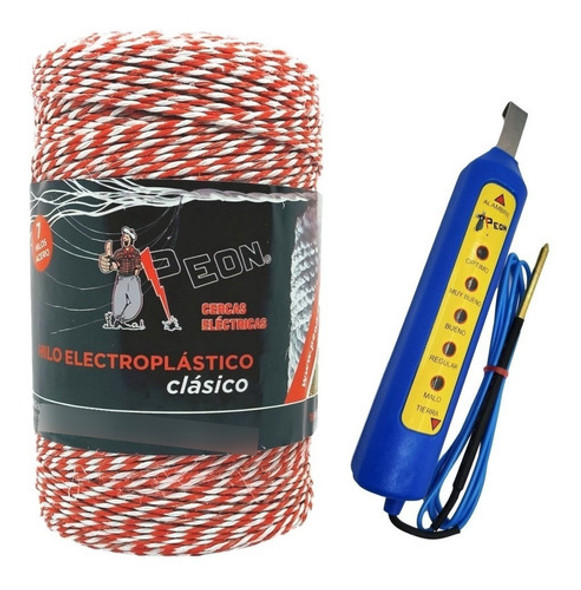 Voltímetro Para Boyero Mas 500 Metros Hilo 7 Hebras Peón 0
