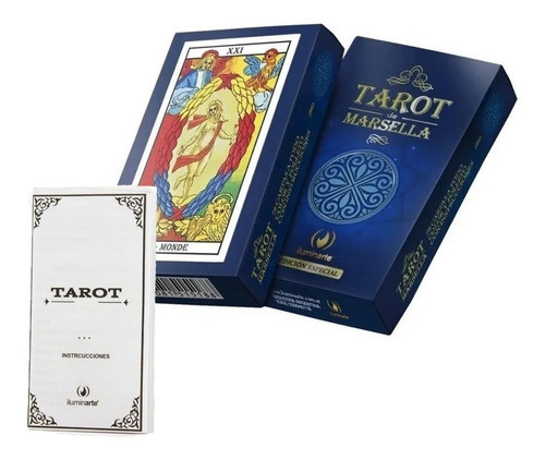 Cartas Del Tarot Marsella Mazo 78 Arcanos Edición Especial 1