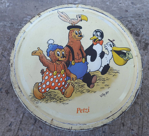 Antigua Lata Dibujitos Animados Petzi - Dinamarca 0