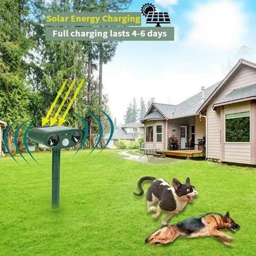 . Repelente Eletrônico Pombos Para Espanta Gato Telhado 1