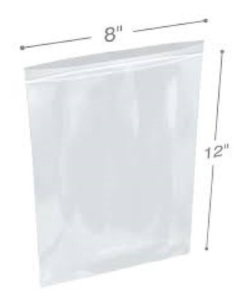 1000 Sacos Saquinho Zip Lock Hermético 8,5x12 Qualidade 1