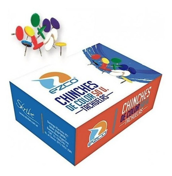 Chinches Sifap / Ezco X 50 Colores 0 Chinches Sifap / Ezco X 50 Colores 0