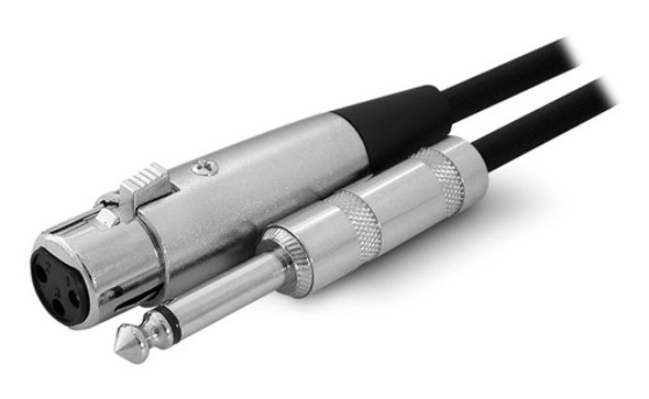 Cable De Audio Prof. Plug 6.5 Macho A Canon Hembra 1mts 0